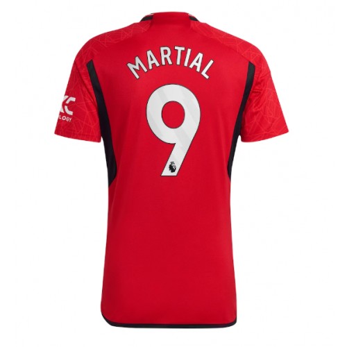 Maillot de foot Manchester United Anthony Martial #9 Domicile 2023-24 Manches Courte